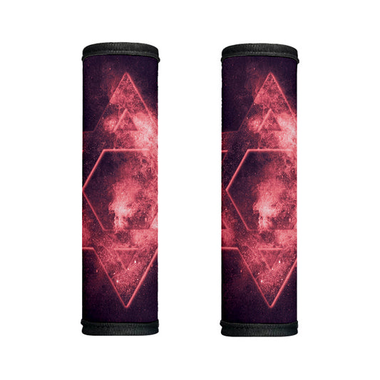 Fiery Star of David Print Handle Covers