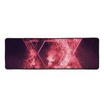 Fiery Star of David Print Long Kitchen Mat
