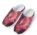 Fiery Star of David Print Mesh Casual Shoes