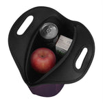 Fiery Star of David Print Neoprene Lunch Bag