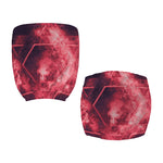 Fiery Star of David Print Office Chair Cover