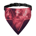 Fiery Star of David Print Over The Collar Dog Bandana