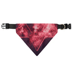 Fiery Star of David Print Over The Collar Dog Bandana