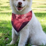 Fiery Star of David Print Over The Collar Dog Bandana