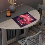 Fiery Star of David Print Placemat