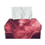 Fiery Star of David Print Rectangle Tissue Box Cover