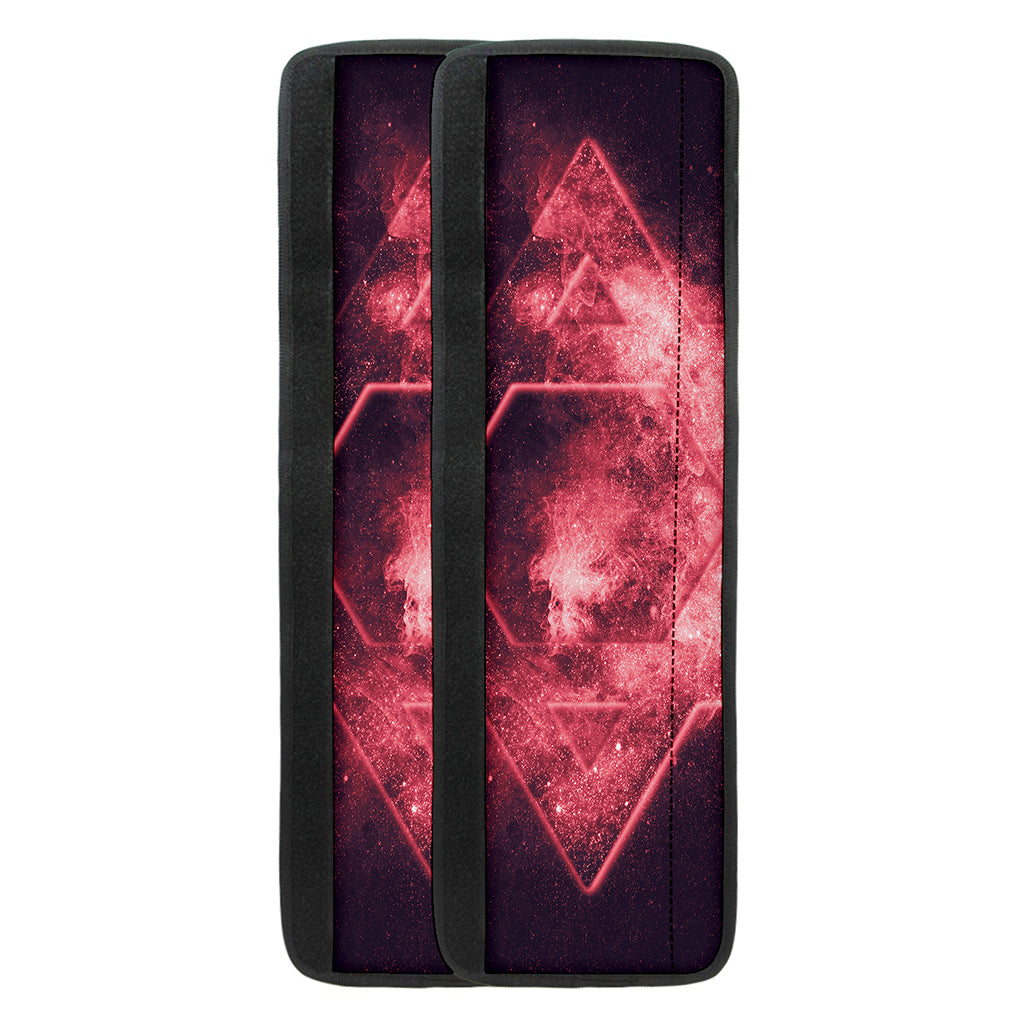 Fiery Star of David Print Refrigerator Handle Covers