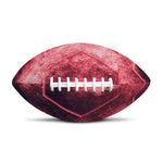 Fiery Star of David Print Rugby Ball