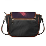 Fiery Star of David Print Saddle Bag