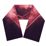 Fiery Star of David Print Scarf