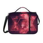 Fiery Star of David Print Shoulder Strap Bible Bag