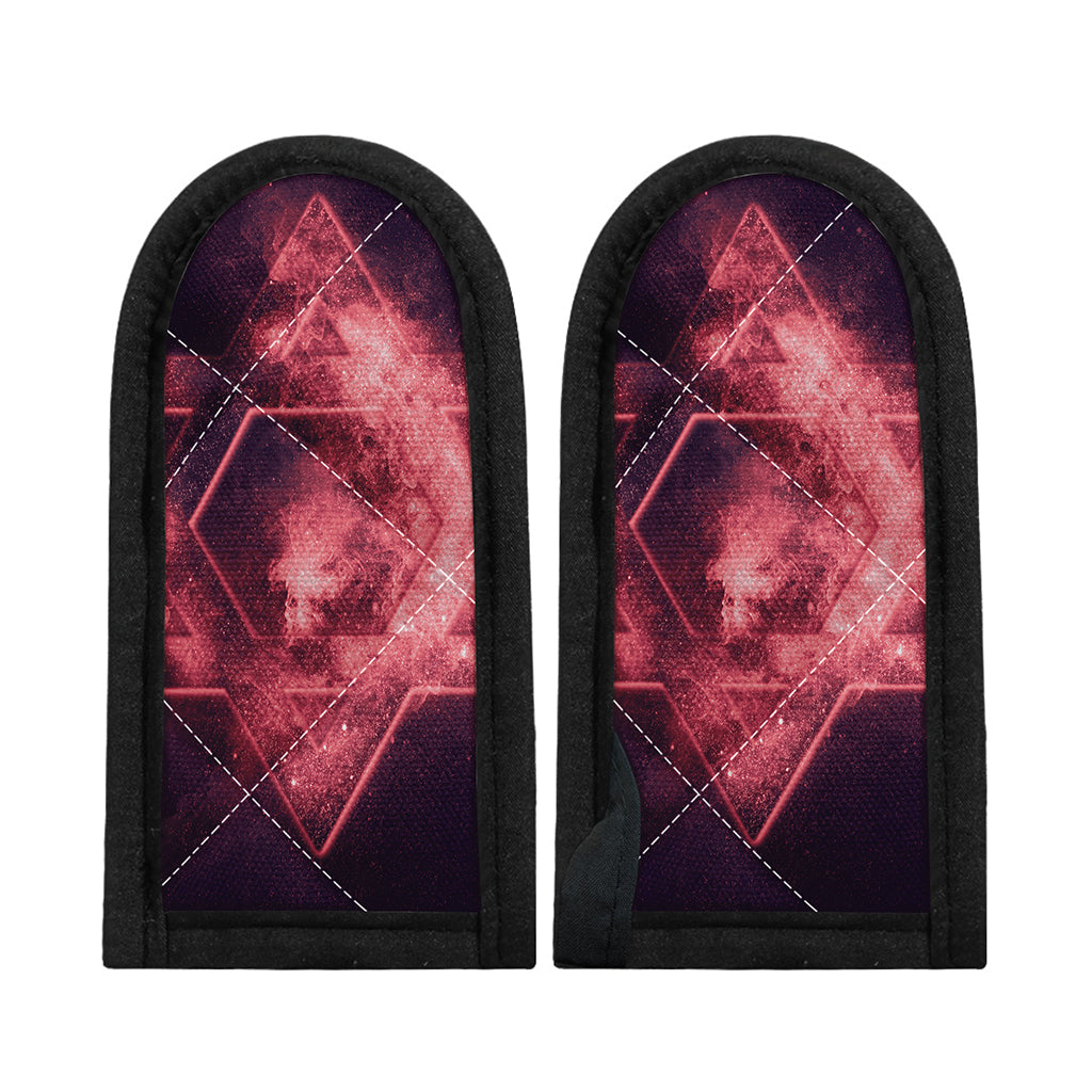 Fiery Star of David Print Skillet Handle Cover