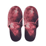 Fiery Star of David Print Slippers