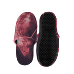 Fiery Star of David Print Slippers