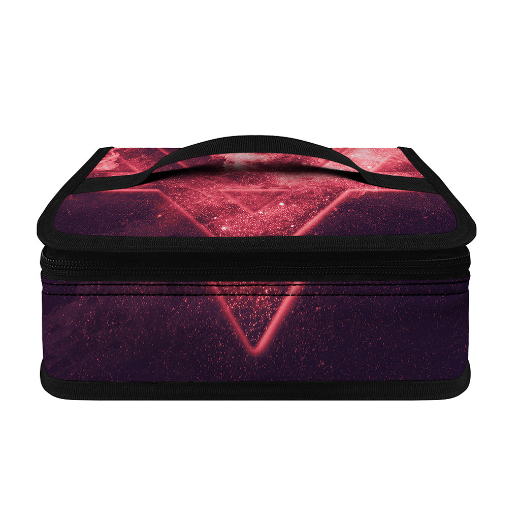 Fiery Star of David Print Small Lunch Bag