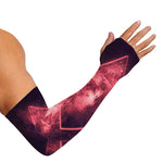 Fiery Star of David Print Sun Protection Arm Sleeves