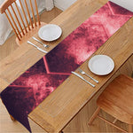 Fiery Star of David Print Table Runner