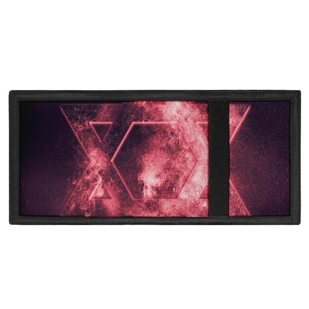 Fiery Star of David Print Trifold Wallet