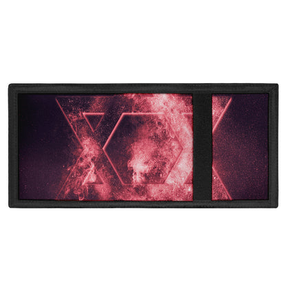 Fiery Star of David Print Trifold Wallet
