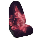 Fiery Star of David Print Waterproof Car Seat Cover