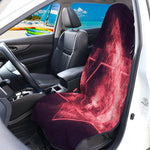 Fiery Star of David Print Waterproof Car Seat Cover