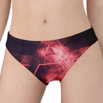 Fiery Star of David Print Women's Panties