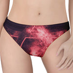 Fiery Star of David Print Women's Thong