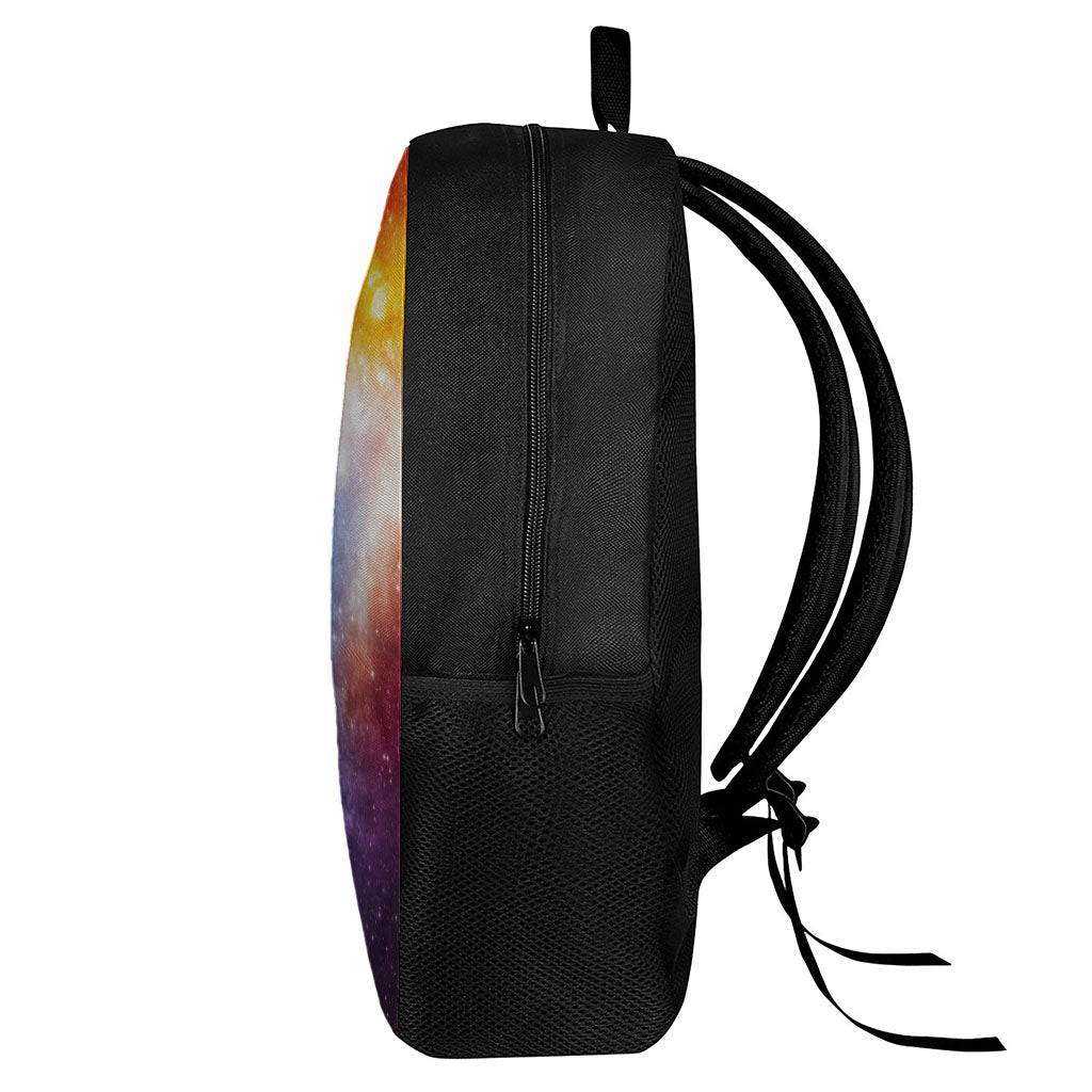 Fiery Universe Nebula Galaxy Space Print 17 Inch Backpack