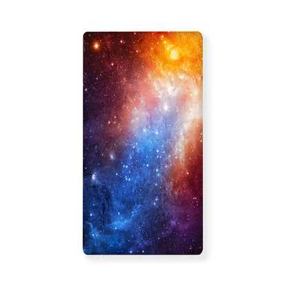 Fiery Universe Nebula Galaxy Space Print Baby Crib Sheet