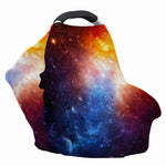 Fiery Universe Nebula Galaxy Space Print Baby Seat Cover