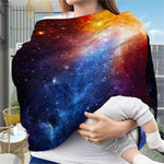 Fiery Universe Nebula Galaxy Space Print Baby Seat Cover