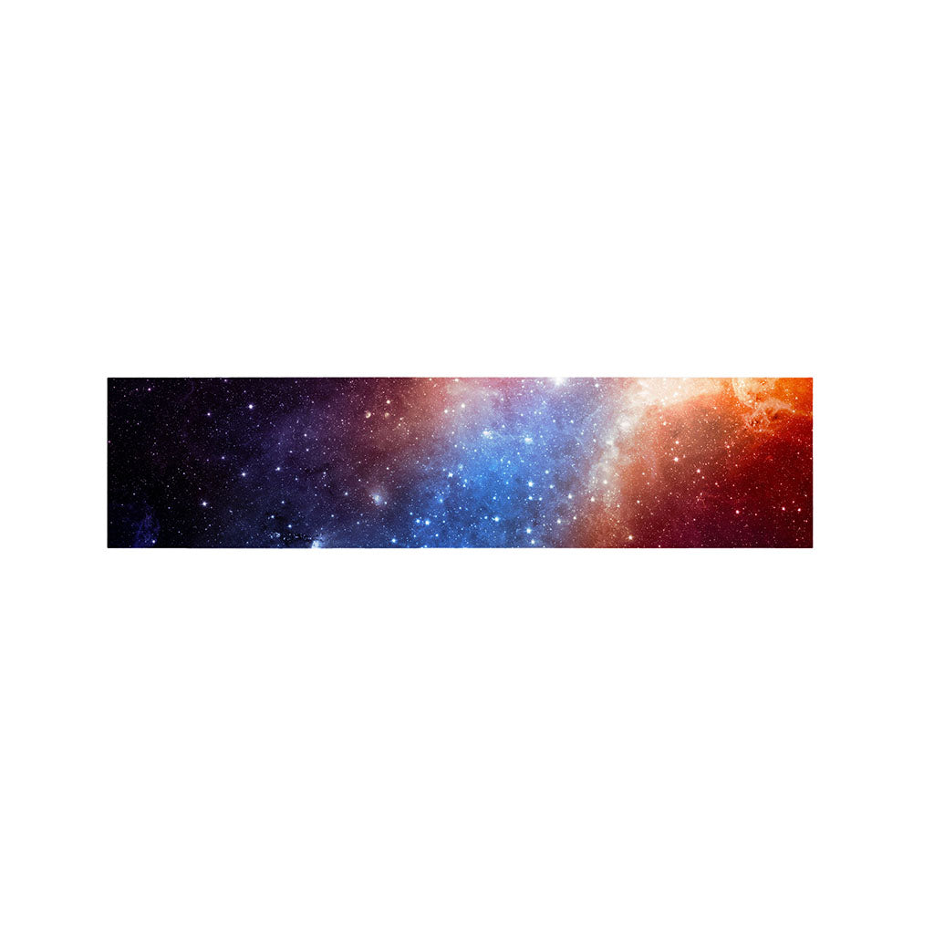 Fiery Universe Nebula Galaxy Space Print Bed Runner