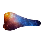 Fiery Universe Nebula Galaxy Space Print Bicycle Seat Cover