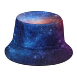 Fiery Universe Nebula Galaxy Space Print Bucket Hat