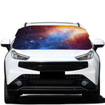 Fiery Universe Nebula Galaxy Space Print Car Windshield Snow Cover