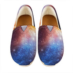 Fiery Universe Nebula Galaxy Space Print Casual Shoes