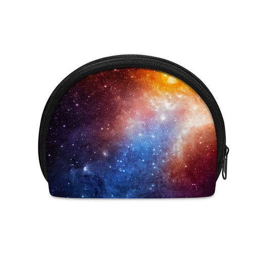 Fiery Universe Nebula Galaxy Space Print Coin Purse