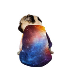Fiery Universe Nebula Galaxy Space Print Dog Zip Up Jacket
