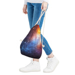 Fiery Universe Nebula Galaxy Space Print Drawstring Bag