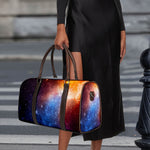 Fiery Universe Nebula Galaxy Space Print Duffle Bag