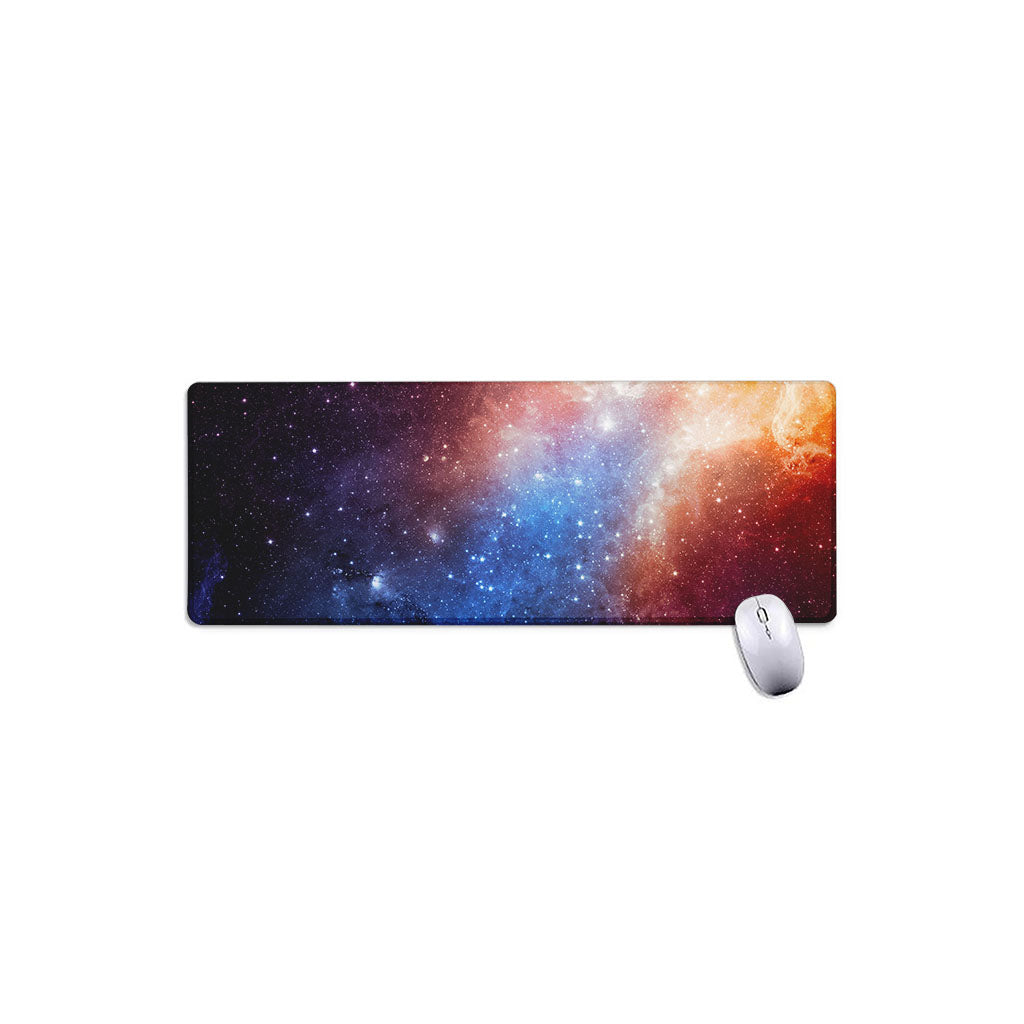 Fiery Universe Nebula Galaxy Space Print Extended Mouse Pad