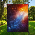 Fiery Universe Nebula Galaxy Space Print Garden Flag
