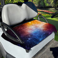 Fiery Universe Nebula Galaxy Space Print Golf Cart Seat Cover