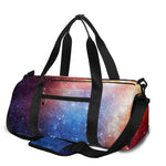 Fiery Universe Nebula Galaxy Space Print Gym Bag