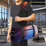 Fiery Universe Nebula Galaxy Space Print Gym Bag