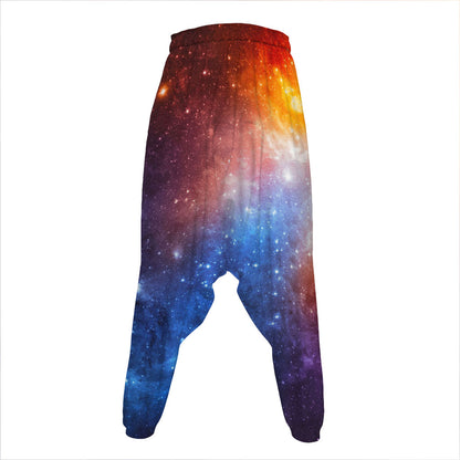 Fiery Universe Nebula Galaxy Space Print Hammer Pants