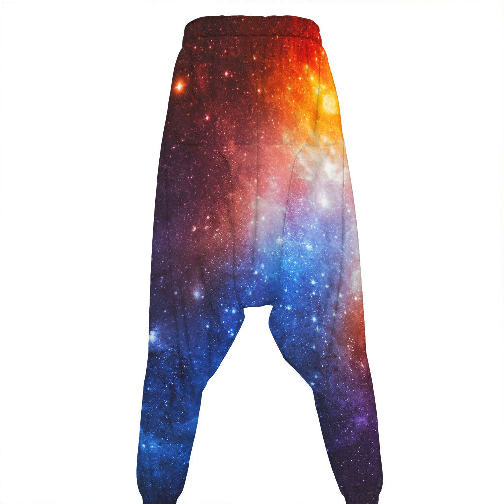 Fiery Universe Nebula Galaxy Space Print Hammer Pants