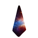 Fiery Universe Nebula Galaxy Space Print Hand Towel