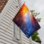 Fiery Universe Nebula Galaxy Space Print House Flag