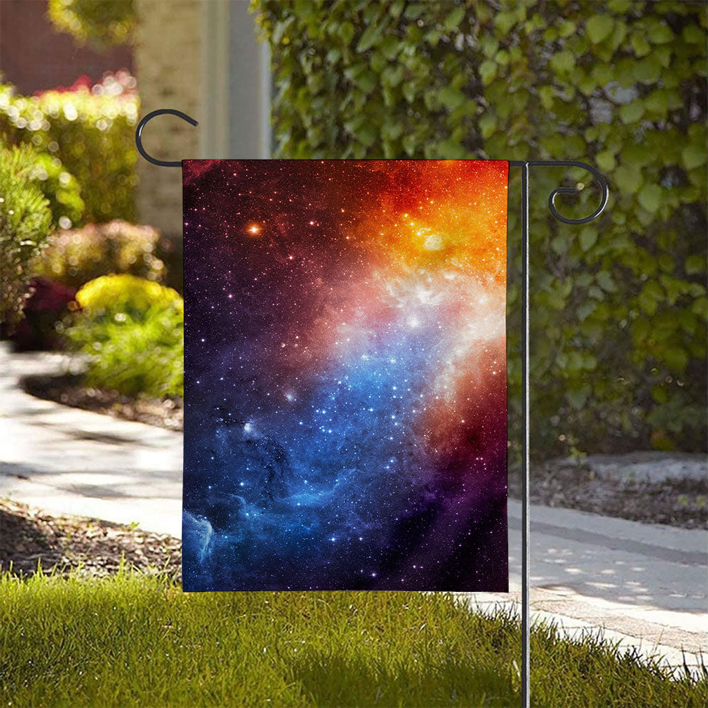 Fiery Universe Nebula Galaxy Space Print House Flag